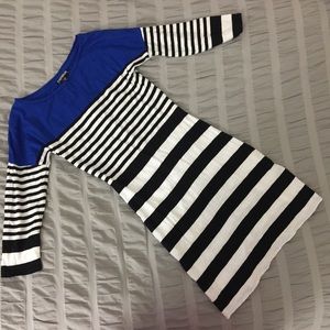 EXPRESS 3/4 Sleeve Striped Dress NWOT